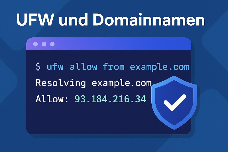 UFW-Firewall und Domains: Wie du Domainnamen trotzdem nutzen kannst