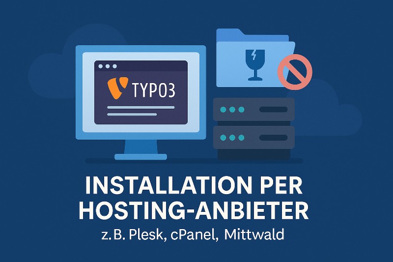 TYPO3-Installation per Hosting-Anbieter (z. B. Plesk, cPanel, Mittwald)