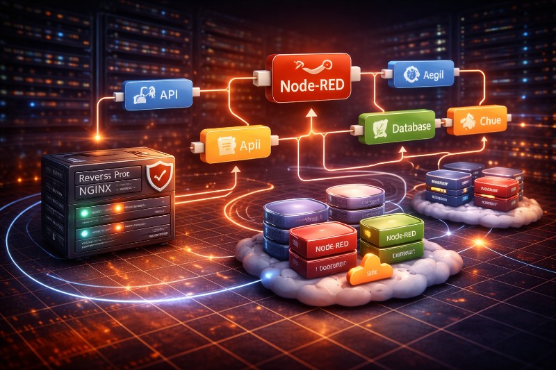 Node-RED als Backend & Microservice: Architektur für den professionellen Einsatz