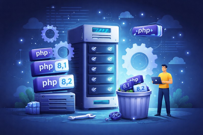 Alte PHP-Versionen unter Debian 12 sauber entfernen – Schritt für Schritt