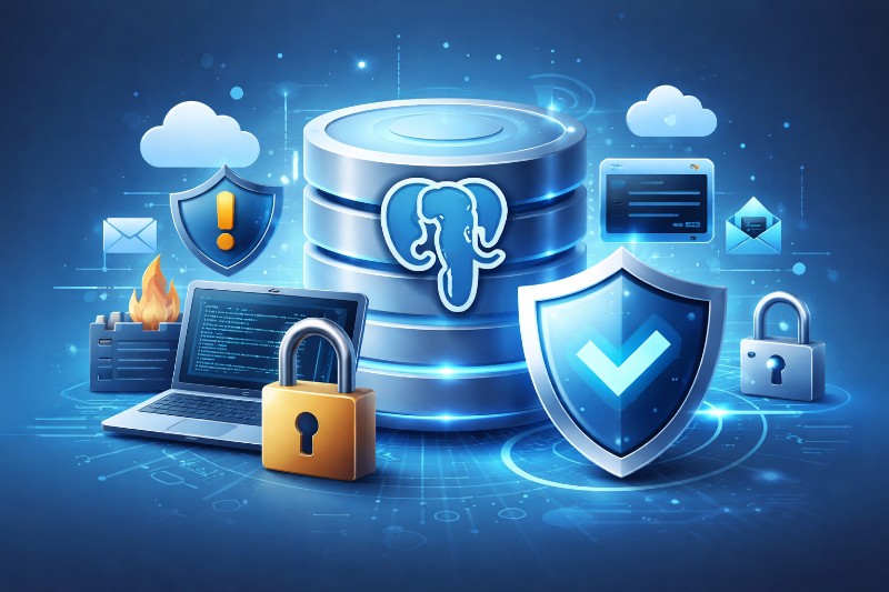 PostgreSQL nach der Installation auf einem Debian 13 Server absichern