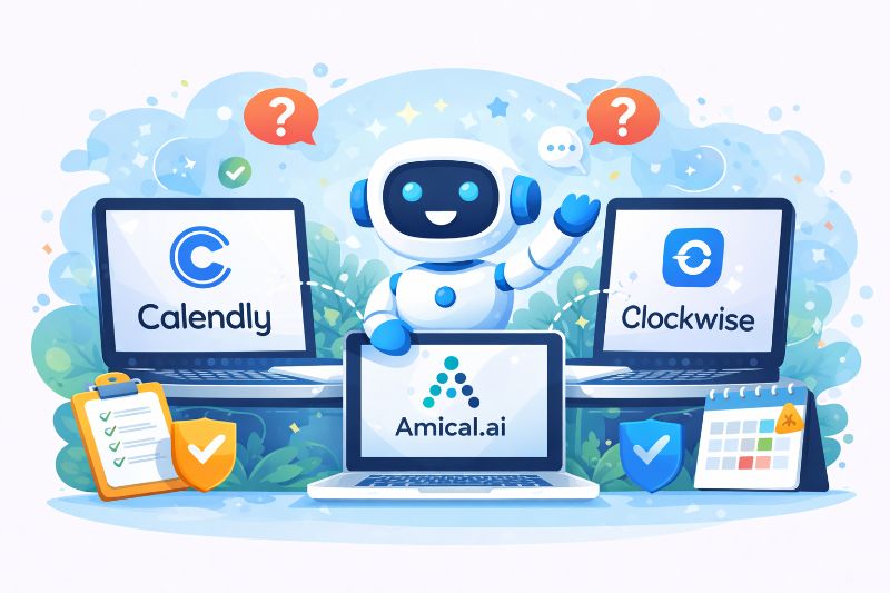 Amical.ai vs. Calendly & Clockwise: Welches Tool ist wirklich besser?