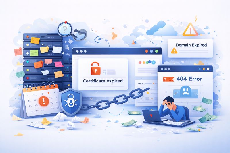 Warum Domain-Management oft unterschätzt wird – und welche Risiken wirklich dahinterstecken
