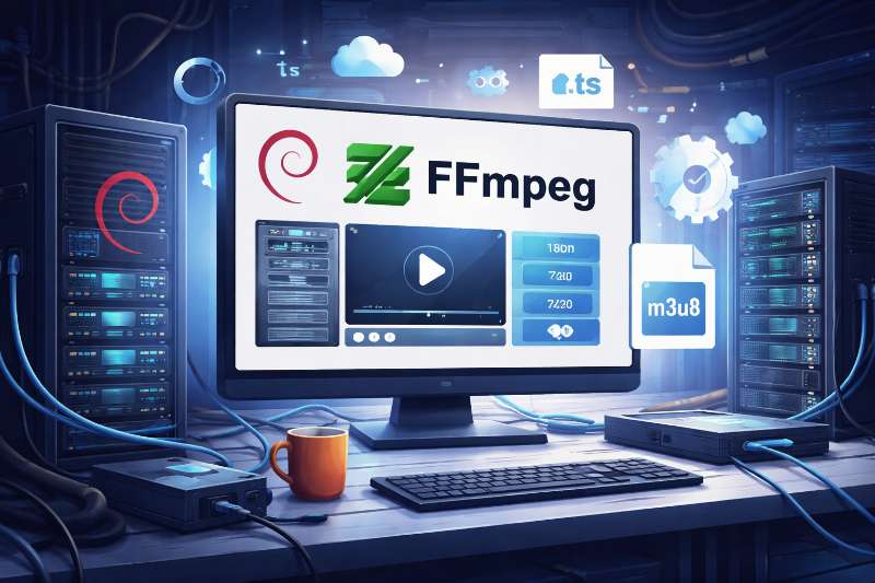 FFmpeg auf Debian: HLS-Streaming selbst hosten – Schritt für Schritt Anleitung