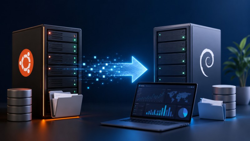 Matomo von Ubuntu 22.04 auf Debian 13 umziehen – Schritt für Schritt zur erfolgreichen Migration