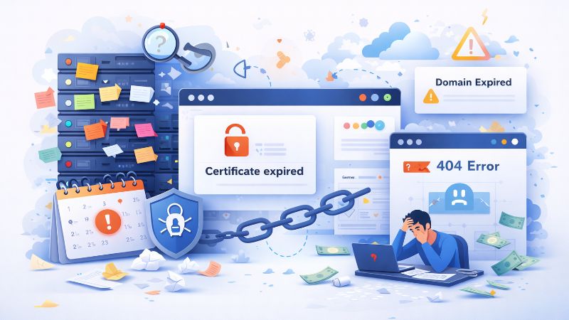 Warum Domain-Management oft unterschätzt wird – und welche Risiken wirklich dahinterstecken
