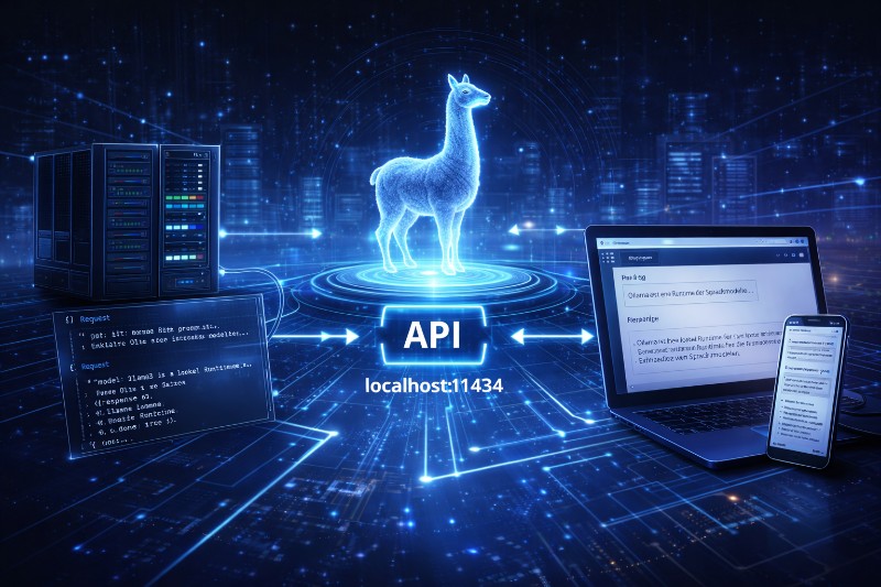 Ollama als Server &amp; API nutzen – Lokale KI als echtes Backend