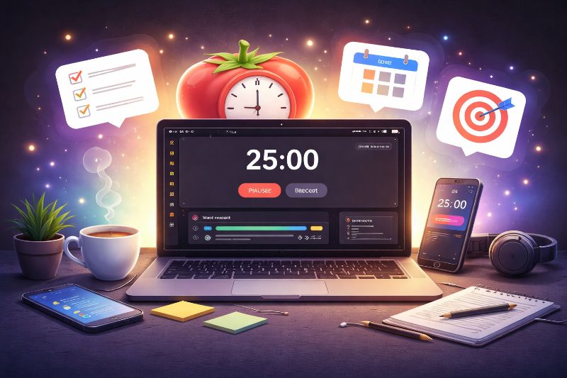 Pomodoro &amp; Fokus: So steigert Super Productivity deine Effizienz massiv