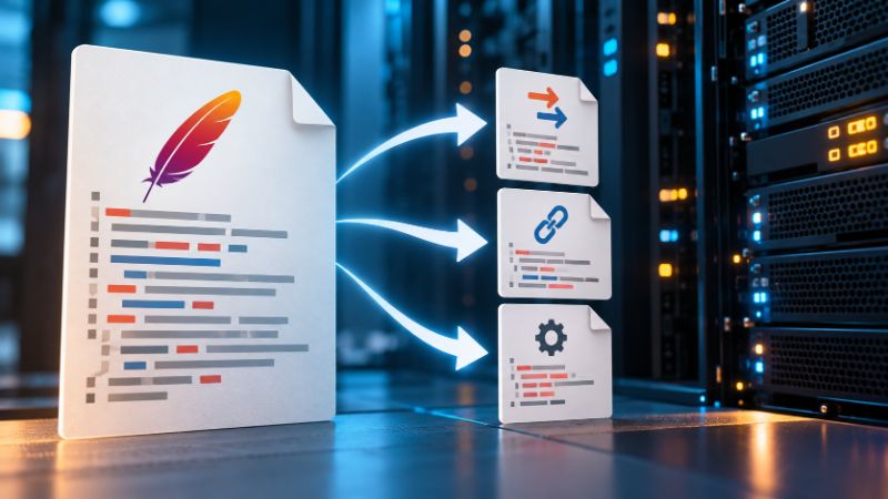 Apache RewriteRule auslagern: Weiterleitungen sauber organisieren