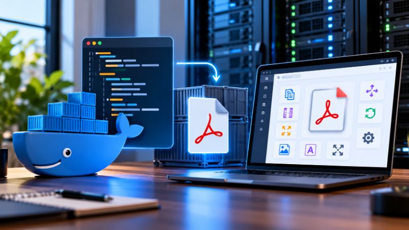 Stirling PDF mit Docker und Docker Compose installieren – Schritt für Schritt
