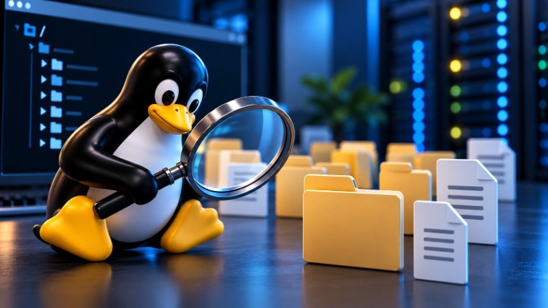 Linux-Befehl find: Dateien und Verzeichnisse gezielt suchen